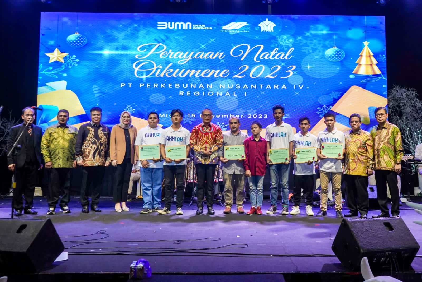 PT Perkebunan Nusantara IV Regional I Rayakan Natal Oikumene 2023 - DIALOG